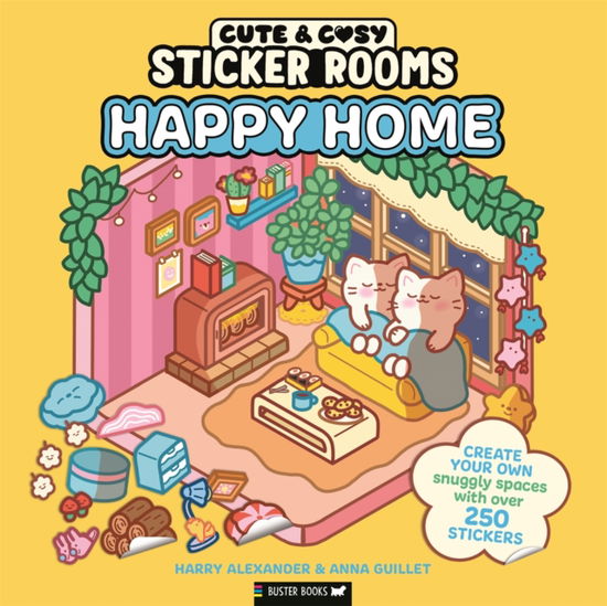 Cover for Harry Alexander · Sticker Rooms: Happy Home - Cute &amp; Cosy (Paperback Book) (2026)