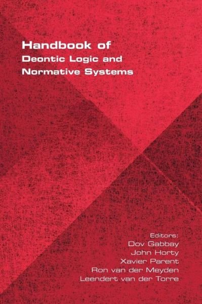Cover for Dov Gabbay · Handbook of Deontic Logic and Normative Systems (Taschenbuch) (2013)