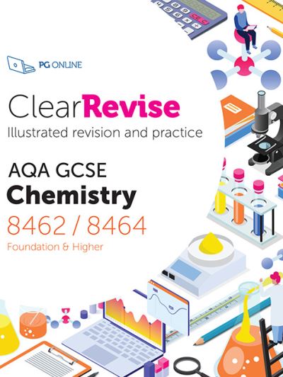 Cover for ClearRevise AQA GCSE Chemistry 8462/8464 (Paperback Book) (2021)