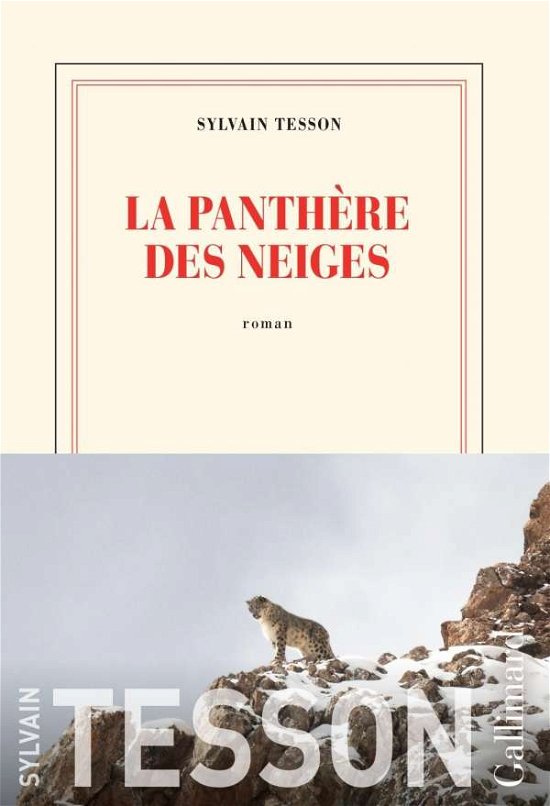 Cover for Sylvain Tesson · La panthere des neiges (Prix Renaudot 2019) (MERCH) (2019)