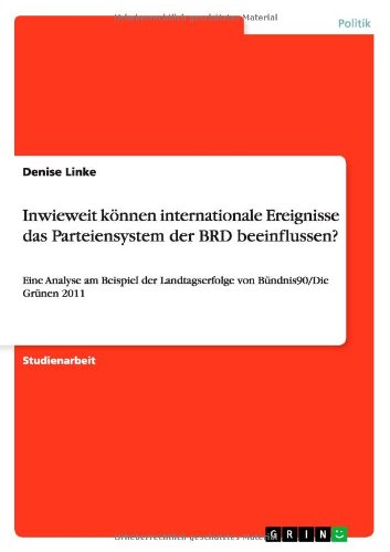 Cover for Linke · Inwieweit können internationale E (Book) [German edition] (2011)