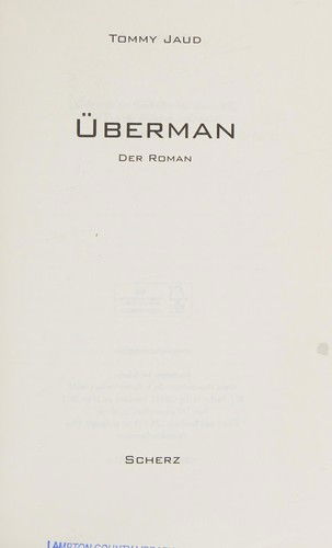 Cover for Tommy Jaud · Jaud:ÃƒÅ“berman (Buch)