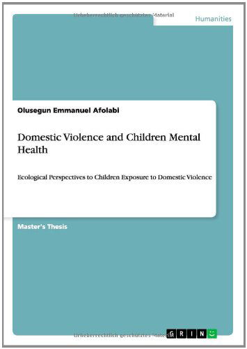Cover for Afolabi · Domestic Violence and Children (Book) (2014)