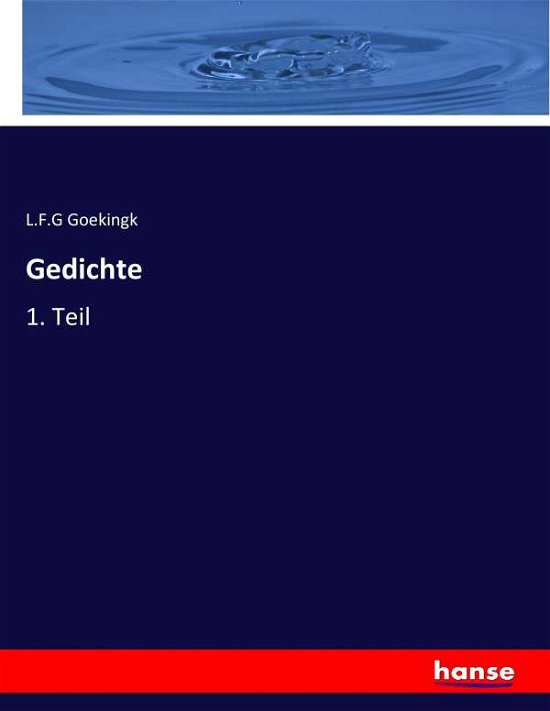 Cover for Goekingk · Gedichte (Bog) (2017)