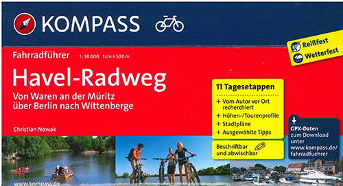 Cover for Mair-Dumont / Kompass · Kompass Fahrradführer 6015: Havel-Radweg - Von Waren an der Müritz über Berlin nach Wittenberge (Book) (2014)