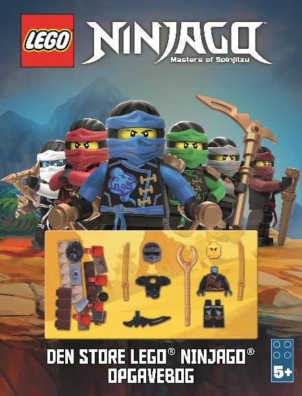 Lego: LEGO Ninjago: Den store opgavebog - Med Lego-figur og tilbehør -  - Books - Carlsen - 9788711565322 - January 27, 2017