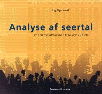 Cover for Stig Hjarvard · Analyse af seertal (Sewn Spine Book) [1. Painos] (2001)