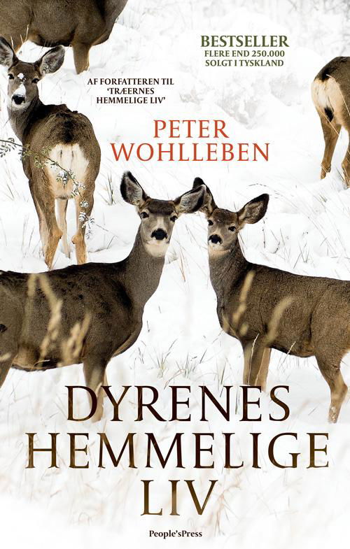 Cover for Peter Wohlleben · Dyrenes hemmelige liv (Innbunden bok) [1. utgave] (2017)