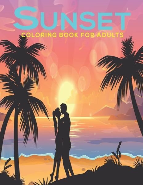 Cover for Mh Book Press · Sunset Coloring Book for Adults (Paperback Bog) (2020)