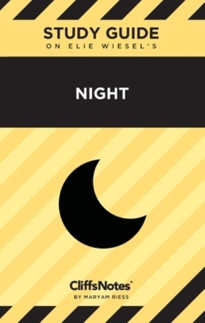 Cover for Maryam Riess · CliffsNotes on Wiesel's Night (Book) (2023)