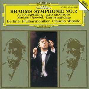 Cover for Abbado Claudio / Berlin P. O. · Brahms: Symp. N. 2 / Alto Rhap (CD) (2001)