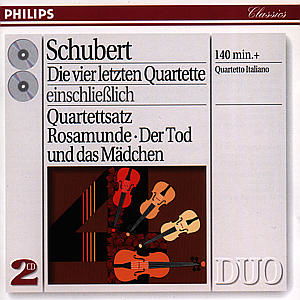 Last Four Quartets - Franz Schubert - Musiikki - PHILIPS - 0028944616323 - torstai 5. huhtikuuta 2001