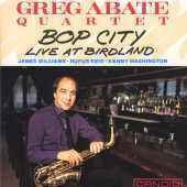 Cover for Abate Quartet Greg · Bob City-live at Birdland (CD) (2019)