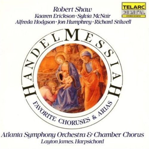Messiah - Handel / Shaw / Atlanta Sym Orch & Chamb Chorus - Musiikki - Telarc - 0089408010323 - torstai 25. lokakuuta 1990