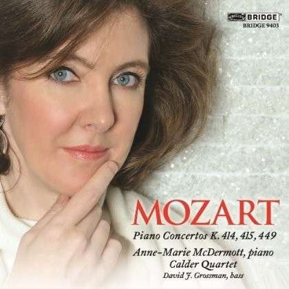 Piano Ctos - Mozart / Mcdermott / Calder Quartet - Musiikki - BRIDGE - 0090404940323 - tiistai 9. heinäkuuta 2013