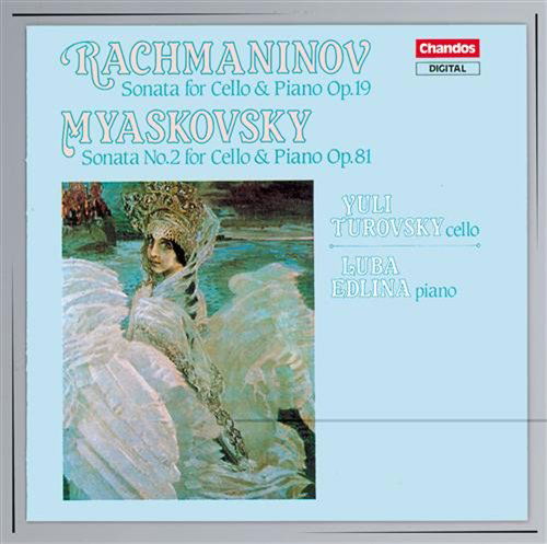 Cover for Rachmaninoff / Myaskovsky / Turovsky / Edlina · Cello Sonatas (CD) (1992)