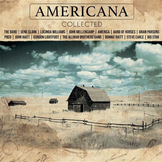 Cover for Americana Collected / Various · Americana Collected (Ltd. Red Vinyl) (LP) [Coloured edition] (2022)