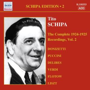SCHIPA EDITION Vol.2:The Cople - Bori, Lucrezia / Bourdon, Rosario / Echaniz, Jose / Galli-Curci, Amelita / Schipa, Tito / Victor Orchestra - Música - Naxos Historical - 0636943133323 - 14 de novembro de 2005