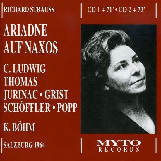 Cover for R. Strauss · Ariadne Auf Naxos-comp Opera (CD) (2001)