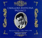 Cover for Mascagni /leoncavallo / Gigli · Cavalleria Rusticana / Pagliacci (CD) (1994)