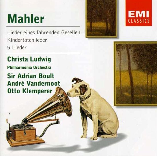 Cover for Christa Ludwig · Gustav Mahler - Lieder Eines Fahrenden (CD) (2008)