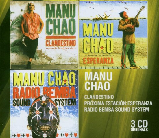 Cover for Manu Chao · Clandestino / Proxima Estacion - Esperanza / Radio Bemba Sound System (CD) (2003)