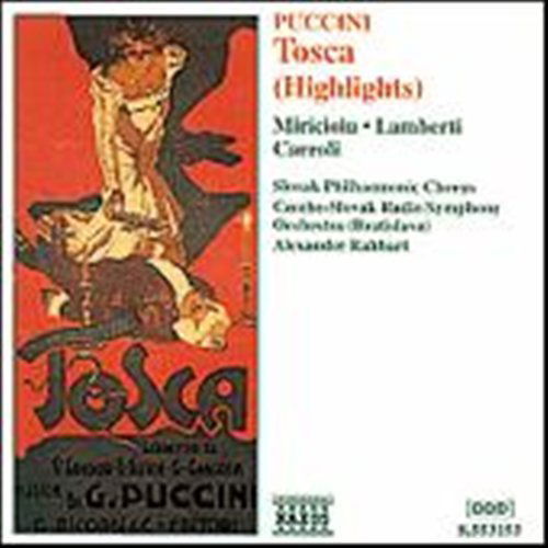 Tosca -Highlights- - G. Puccini - Muziek - NAXOS - 0730099415323 - 10 december 1997