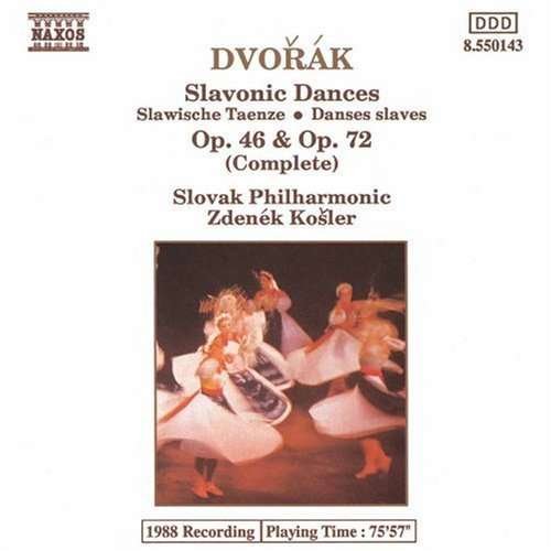 Cover for Zdenek Kosler · Dvorak: Slavonic Dances Op. 46 &amp; 72 (CD) (1991)