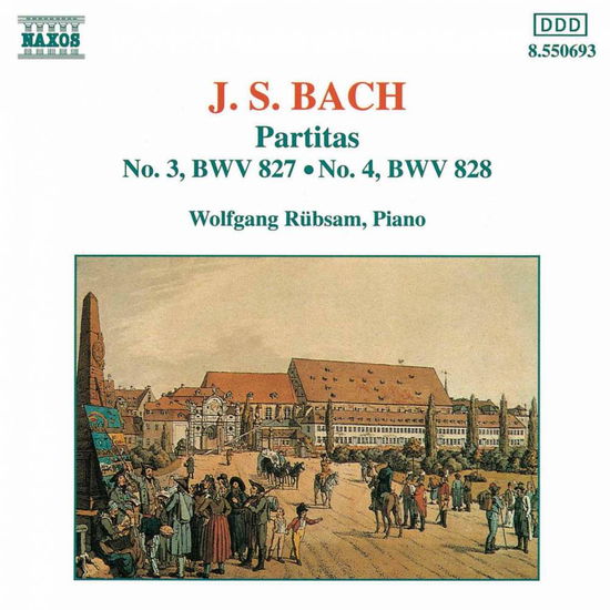 Cover for Bach / Rubsam · Partitas 3-5 (CD) (1994)