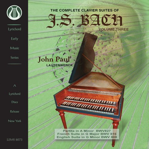 Cover for John Paul · Complete Clavier Suites of Js Bach 3 (CD) (2010)