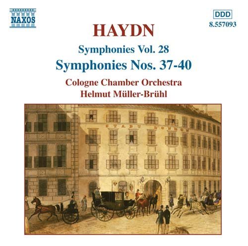Cover for Haydn / Muller-bruhl / Cologne Chamber Orchestra · Symphonies 37-40 28 (CD) (2005)