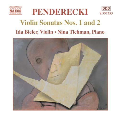 Pendereckiviolin Sonatas Nos 1 2 - Bielertichman - Musiikki - NAXOS - 0747313225323 - maanantai 29. maaliskuuta 2004