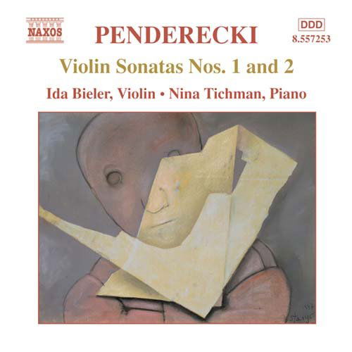 Pendereckiviolin Sonatas Nos 1 2 - Bielertichman - Muzyka - NAXOS - 0747313225323 - 29 marca 2004