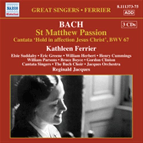 St.matthew Passion - Johann Sebastian Bach - Muziek - NAXOS - 0747313337323 - 19 januari 2012