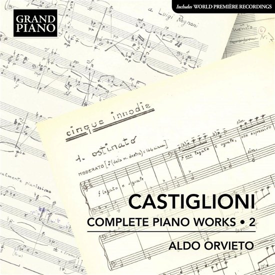 Cover for Aldo Orvieto · Niccolò Castiglioni: Complete Piano Works (CD) (2024)