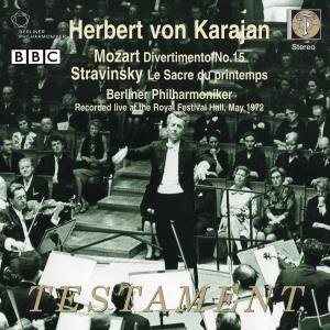 Divertimento No. 15/ Sacre du Printemps Testament Klassisk - Karajan / BP - Musik - DAN - 0749677145323 - 1. August 2009