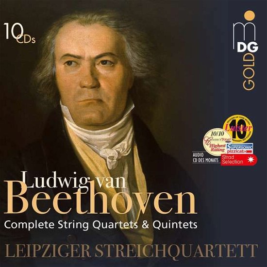 Cover for Beethoven / Leipzig String Quartet · Beethoven: Complete String Quartets &amp; Quintets (CD) (2016)