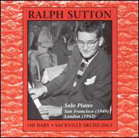 Cover for Ralph Sutton · Oh Baby-Solo Piano (CD) (2012)