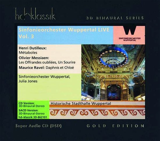 Cover for Julia Jones / Sinfonieorchester Wuppertal · Sinfonieorchester Wuppertal Live Vol. 3 (CD) (2021)