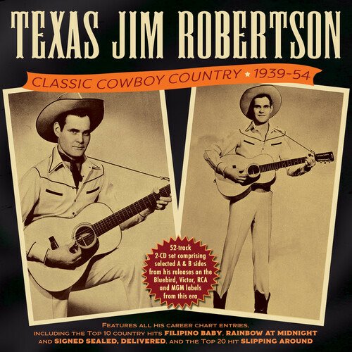 Cover for Texas Jim Robertson · Classic Cowboy Country 1939-54 (CD) (2022)