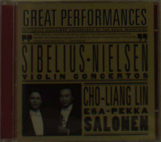 Violin Concertos - Lin / Sibelius / Nielsen / Swrs / Pao / Salonen - Muziek - SON - 0827969261323 - 10 augustus 2004