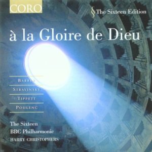 Glorie De Dieu Barber - Sixteen / Christophers - Musikk - CORO - 0828021601323 - 2003