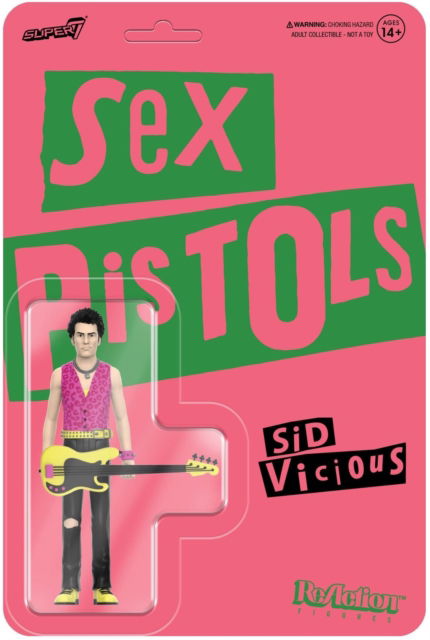 Sid Vicious (Never Mind The Bollocks) Sex Pistols Reaction Wave 2 - Sex Pistols - Merchandise - SUPER 7 - 0840049834323 - July 28, 2023