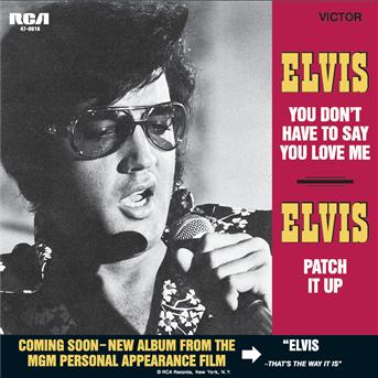 Cover for Elvis Presley · You Don't Have to Say You Love Me (SCD) [Limited edition] (2007)