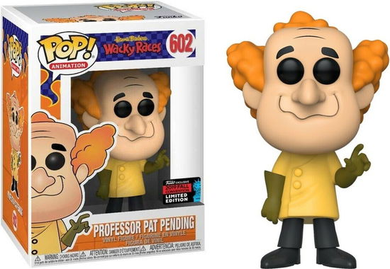 Cover for Funko Pop! Animation Wacky Races · Professor Pat Pending #602 (Toys)