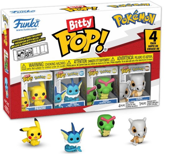 Cover for Bitty Pop Pokemon · Bitty Pop Pokemon Pikachu 4 Pack (Funko POP!) (2025)