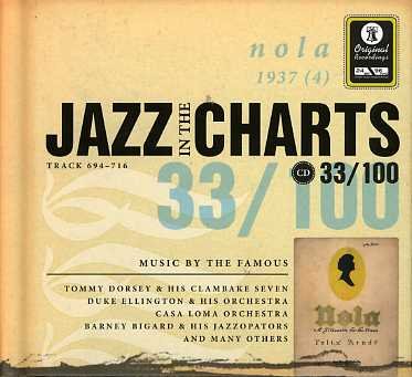 Cover for Jazz in the Charts · 33/100 Tommy Dorsey-barney Bigard (CD) (2016)