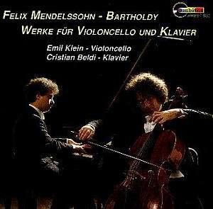 Cover for F. Mendelssohn-Bartholdy · Werke Fuer Cello &amp; Klavier (CD) (1990)