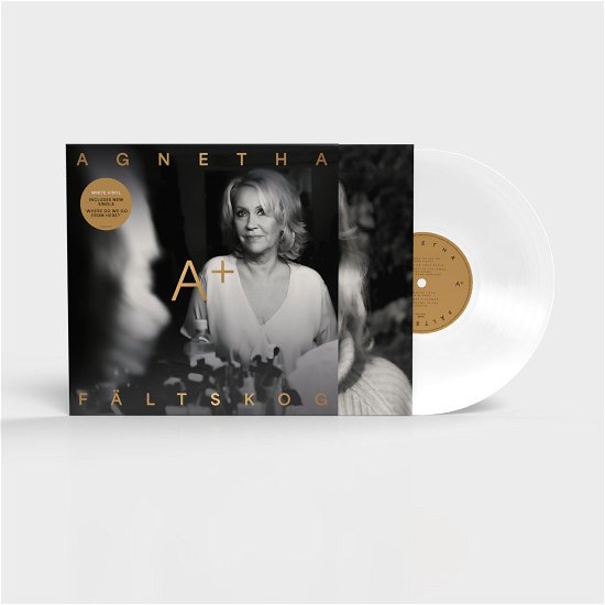 Cover for Agnetha Fältskog · A+ (LP) [White Vinyl edition] (2023)