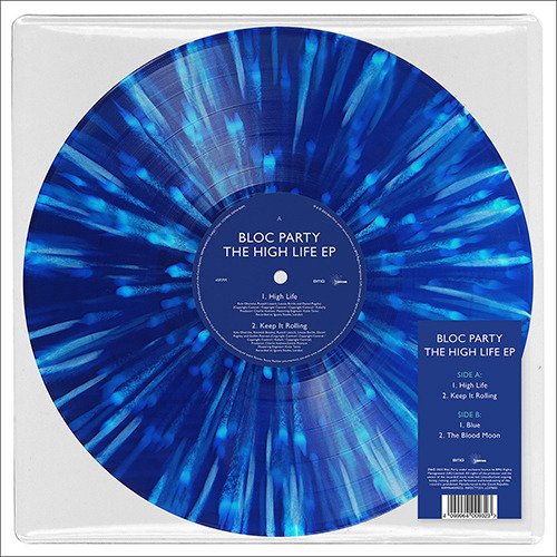 Cover for Bloc Party · The High Life EP (12&quot;) [RSD 2024 Splatter edition] (2024)